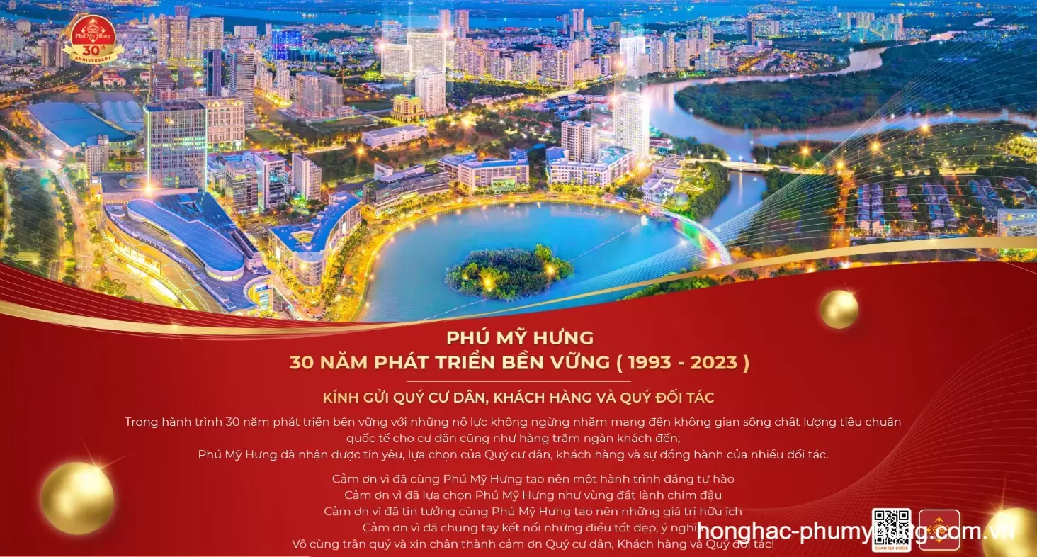 Phú Mỹ Hưng kỷ niệm 30 năm ngày thành lập