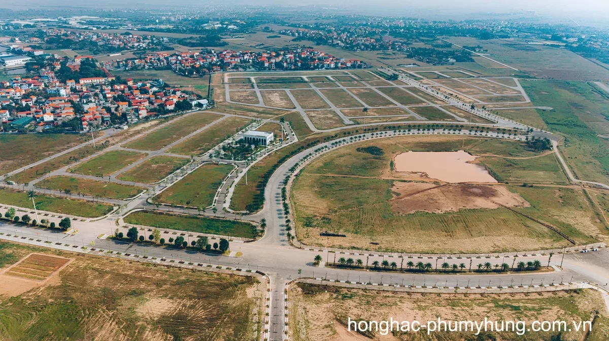 Hạ tầng dự án Hồng hạc đã hoàn thiện