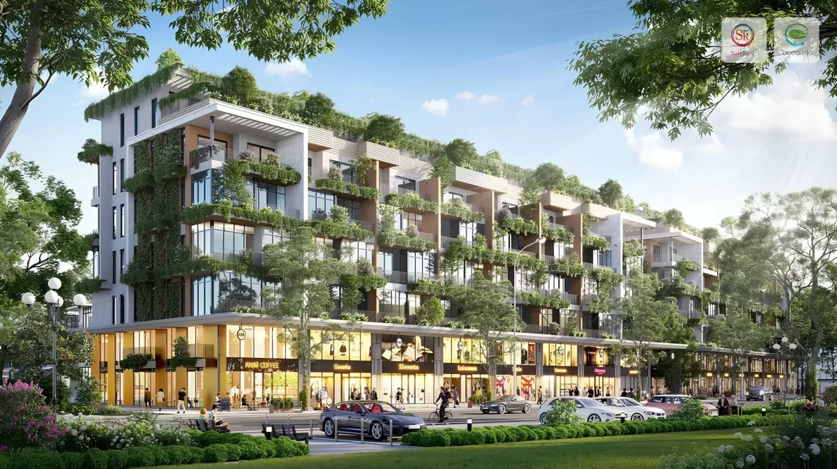 Phối cảnh tham khảo nhà phố vườn