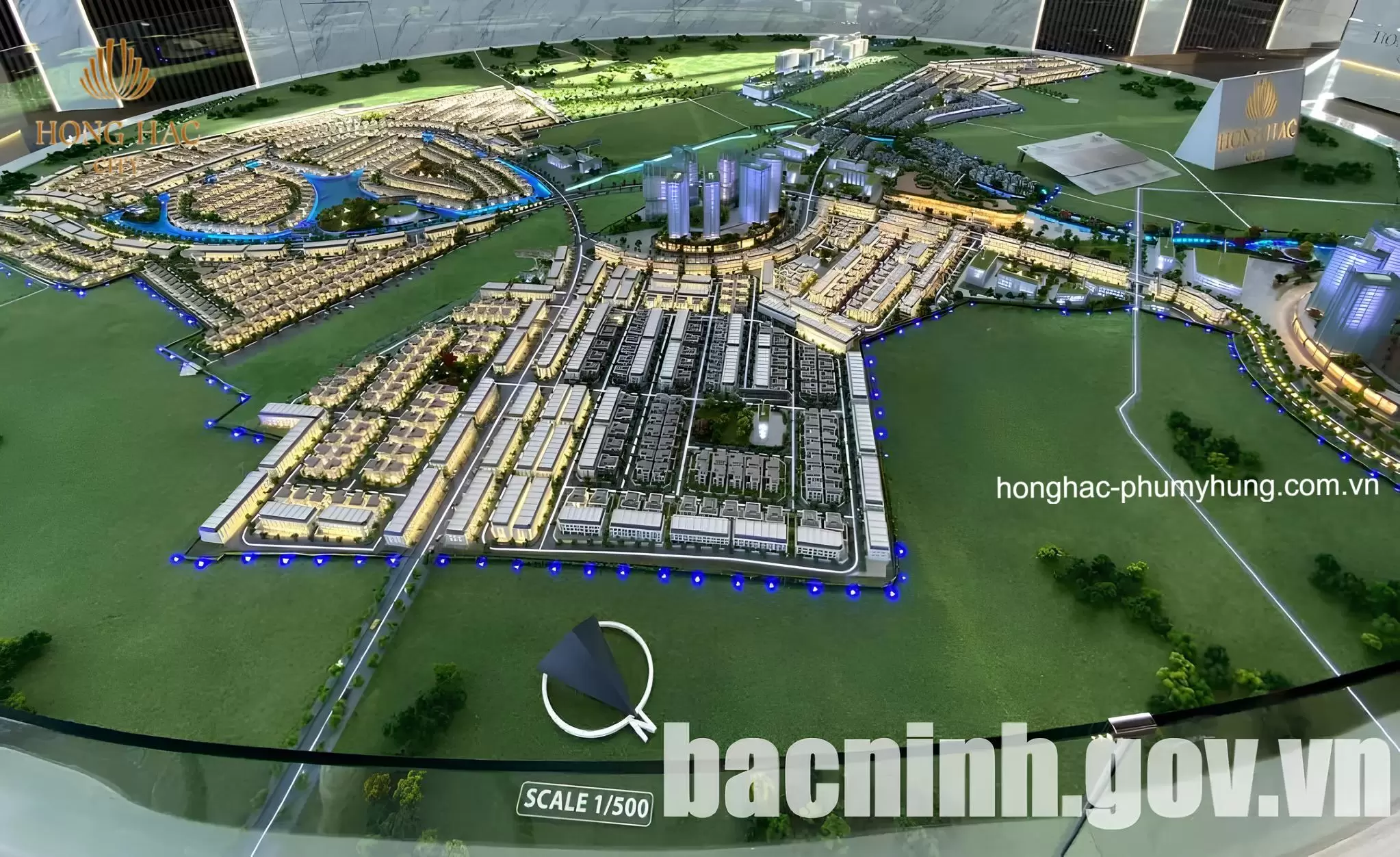 Quy hoạch chi tiết 1/500 tại Khu đô thị Hồng Hạc