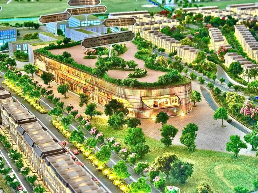 Trung tâm thương mại tại khu đô thị Hồng Hạc